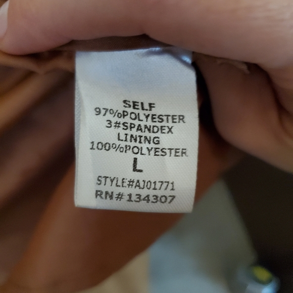 Lumiere Tan Suede Coat Large - Picture 5 of 6